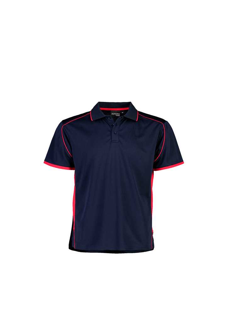 Matchpace Polo - Kids Navy/Red 10