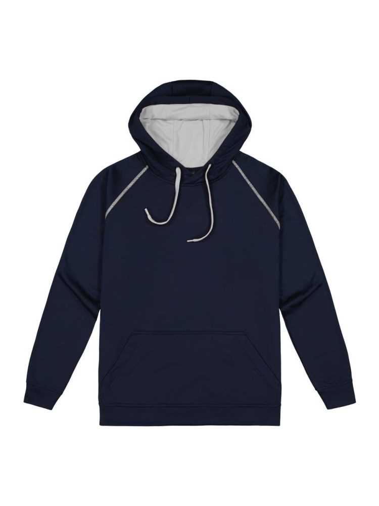 Performance Pullover Hoodie Navy/White 2XL