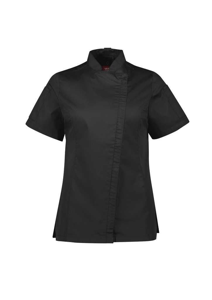 Alfresco Womens Short Sleeve Chef Jacket