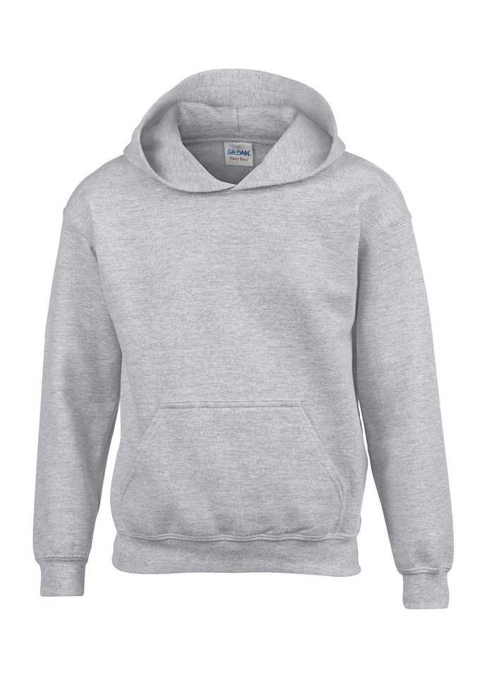 Youth Hooded Sweatshirt Sport Grey L
