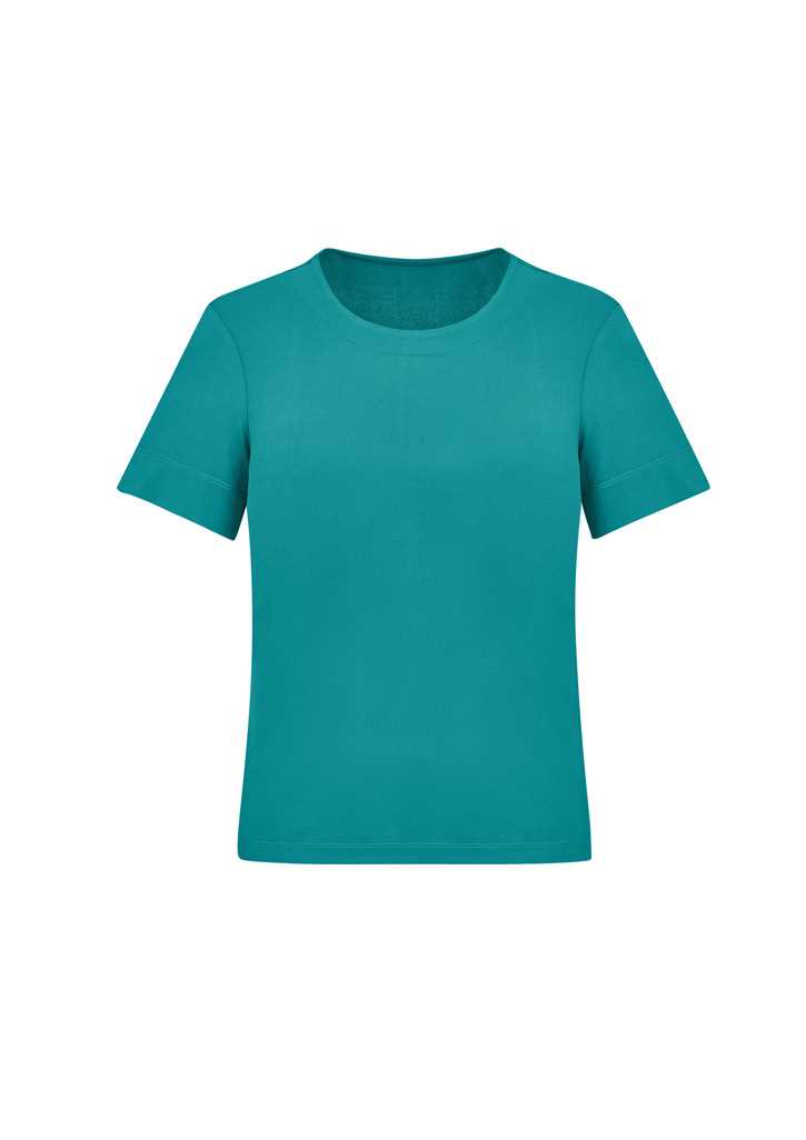 Marley Womens Jersey S/S Top Teal 2XL