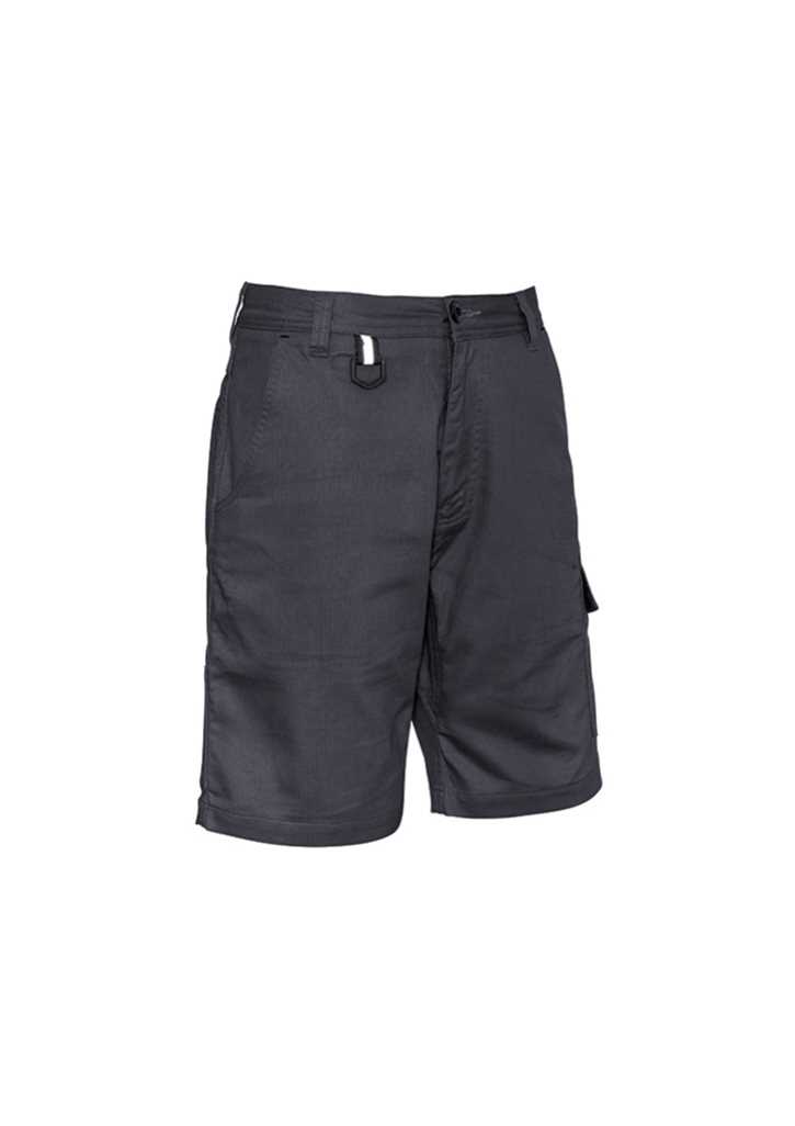 Mens Rugged Cooling Vented Short Charcoal 102