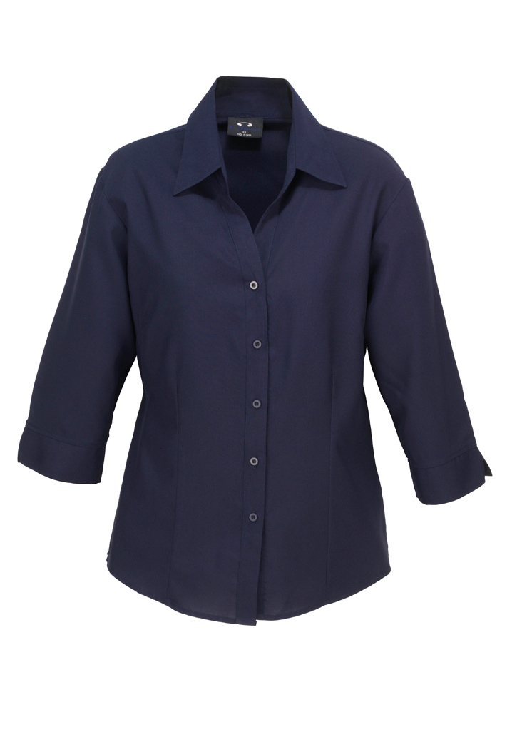 Ladies Plain Oasis 3/4 Sleeve Shirt | NZ Uniforms