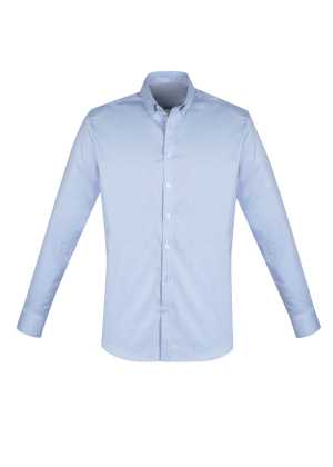 Camden Mens Long Sleeve Shirt Blue 2XL