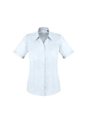 Ladies Monaco Short Sleeve Shirt White 10