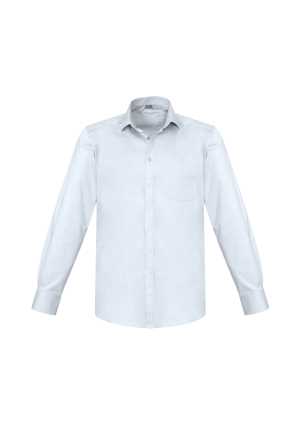 Mens Monaco Long Sleeve Shirt White 2XL