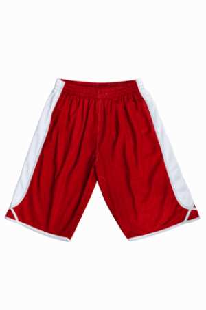 Kids Basketball Shorts Red/White 10
