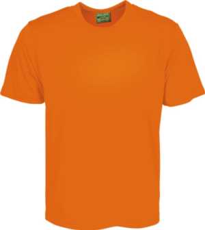 Kids Plain Breezeway Micromesh Tee Shirt Orange 10