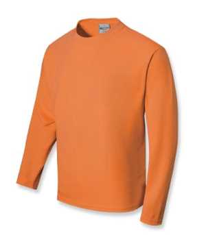 Kids Sun Smart Long Sleeve Tee Shirt Orange 10