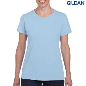 Gildan Heavy Cotton Ladies TShirt Light Blue 2XL