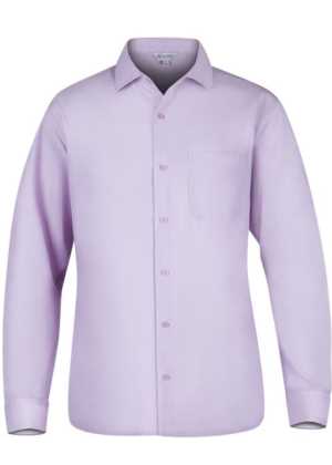 Belair Mens Shirt Long Sleeve Lilac 2XL